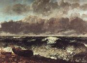 Gustave Courbet The Wave painting